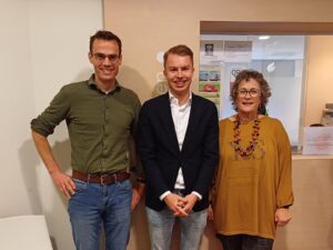 Tweede Kamerlid Julian Bushoff bij Bart Waalewijn